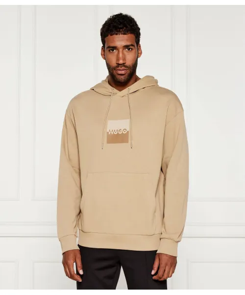 

Толстовка Duspliter Loose fit Hugo, бежевый