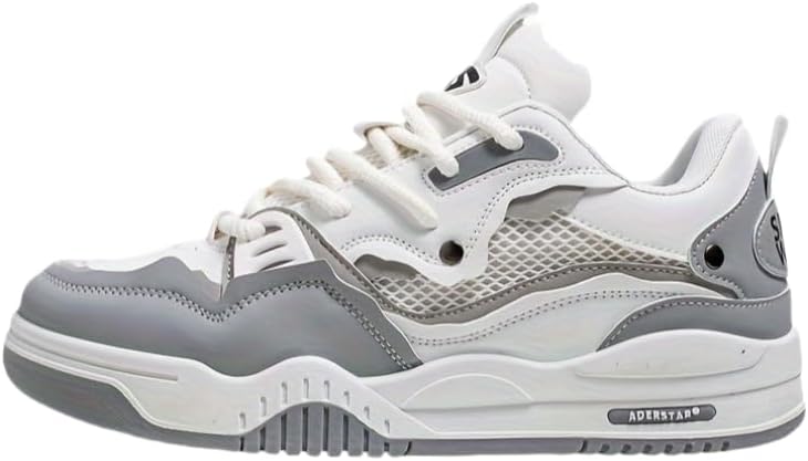 

Мужские модные скейт-туфли, удобные кроссовки с шнуровкой и мягкой подошвой для мужских активного отдыха Hoalox, серый