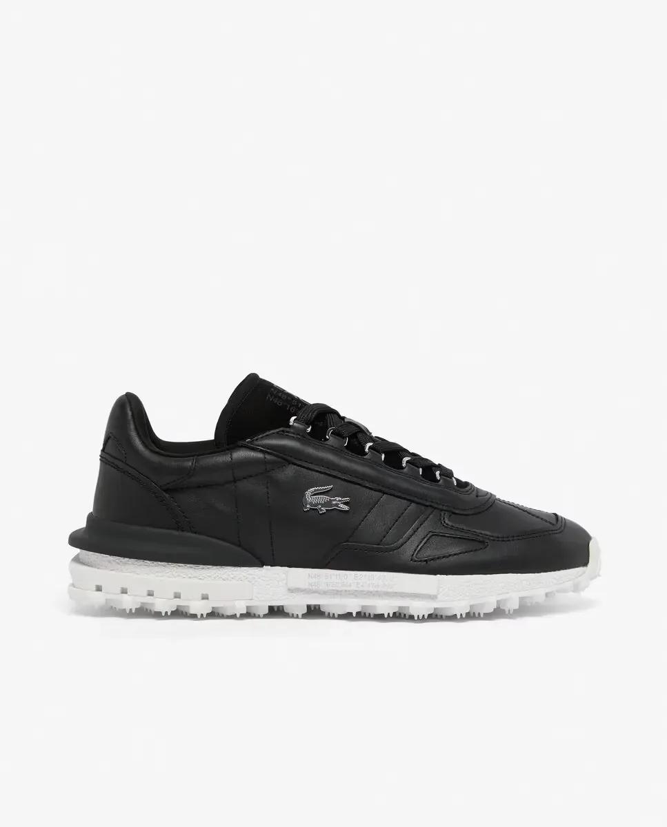 Мужские кожаные кроссовки Elite Active Lacoste, черный