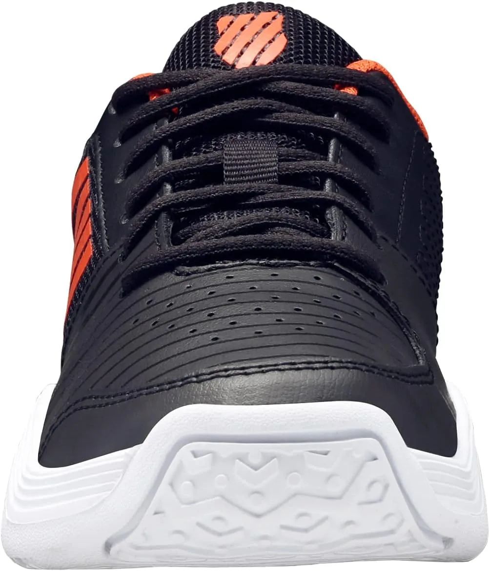 Детские теннисные кроссовки Court Express Omni K-Swiss, черный/оранжевый/белый — фото 2