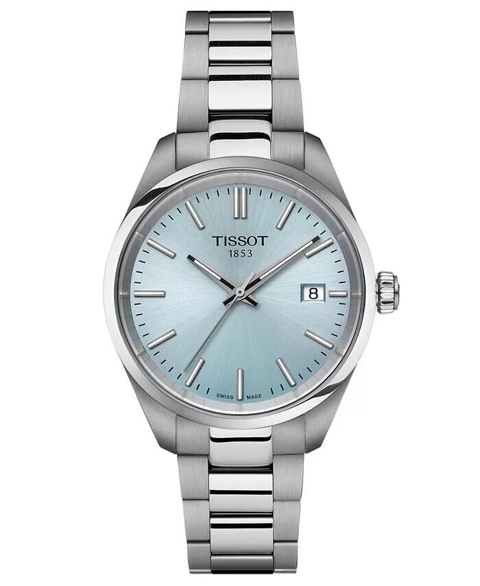 

Часы унисекс Swiss PR 100 с браслетом из нержавеющей стали 34 мм Tissot