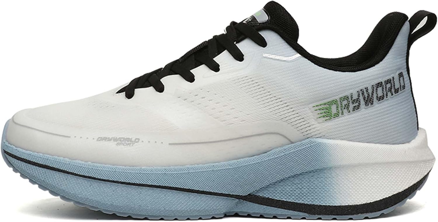 

Модные спортивные кроссовки с углеродной подошвой, повседневные и удобные прогулочные кроссовки Generic, белый/синий