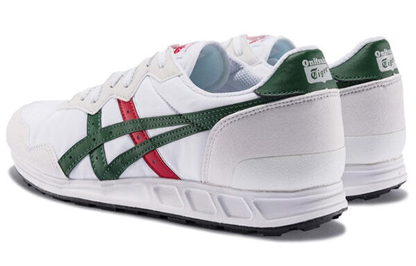 Кроссовки Onitsuka Tiger Reclaiman Running Shoes White/Green/Red, белый — фото 3