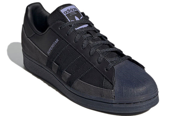 Кроссовки оригинальные суперзвезды обувь Adidas, черный — фото 3