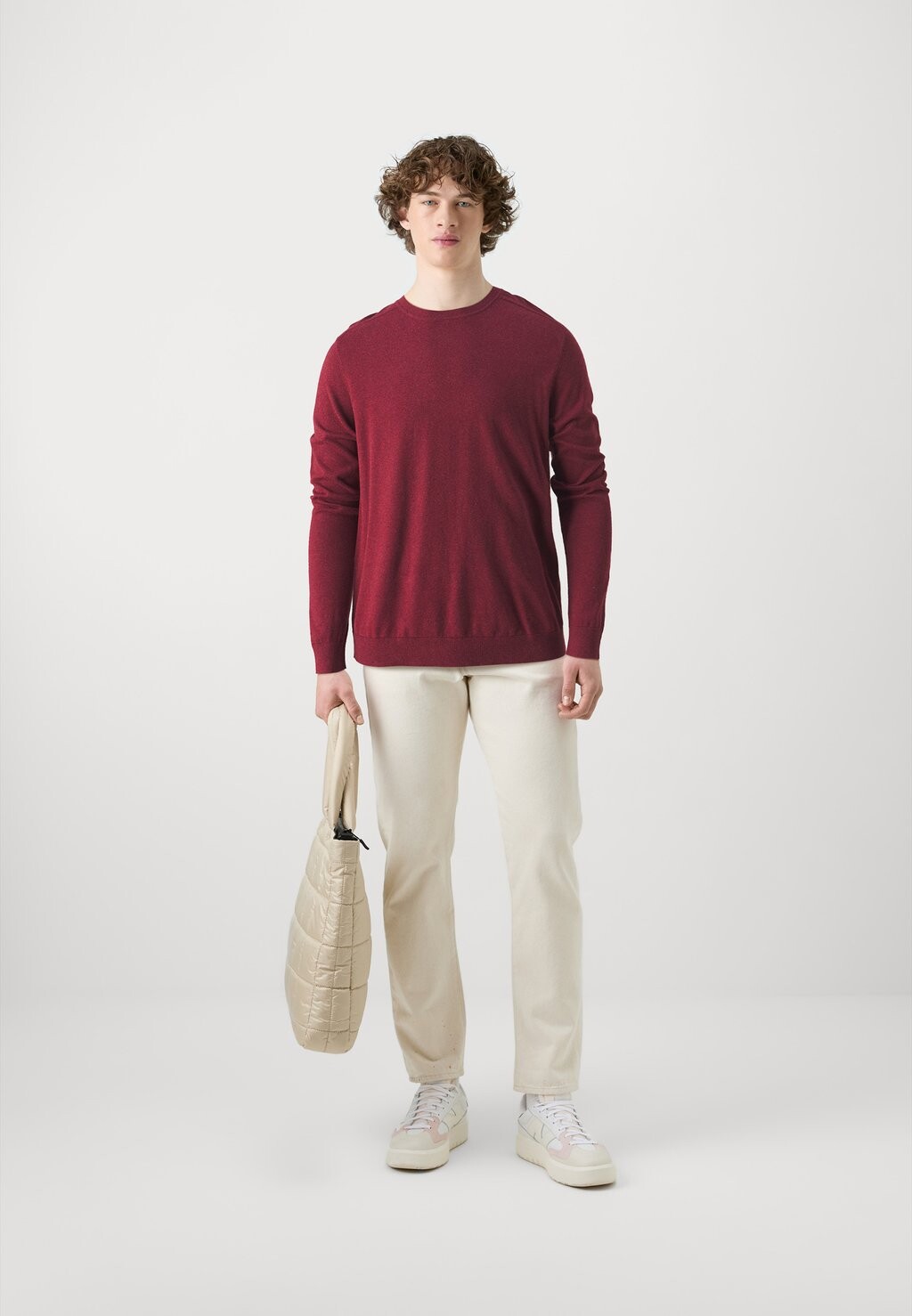 

Джемпер SLHBERG CREW NECK Selected Homme, цвет Mottled Red