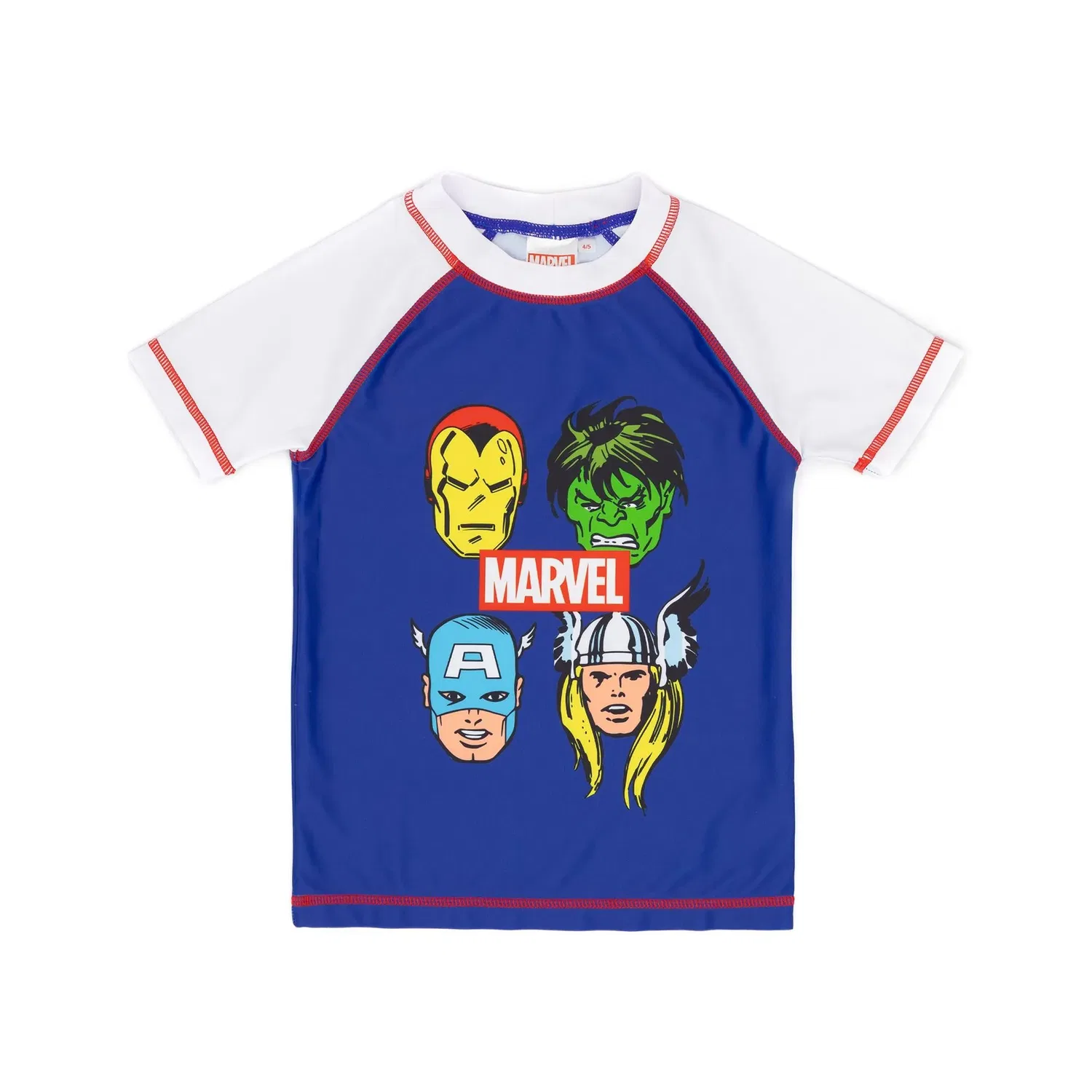 Детский купальный костюм Marvel 2 предмета, синий — фото 3