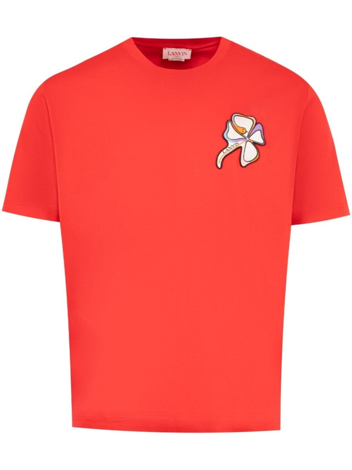 

Lanvin футболка Clover Snake, красный