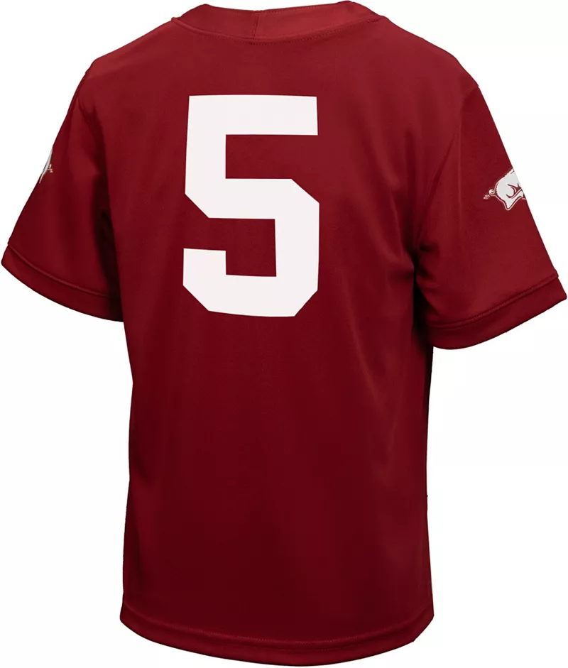 Футбольная майка Nike Toddler Arkansas Razorbacks #5 Cardinal Replica — фото 3