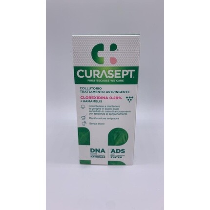 

Curasept ADS Вяжущий хлоргексидин 0,20% жидкость для полоскания рта 200 мл
