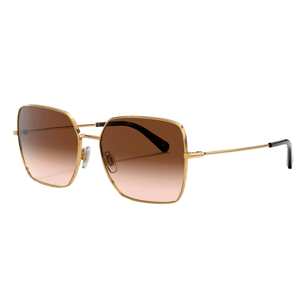 

Солнцезащитные очки женские квадратные Dolce & Gabbana DG 2242 02/13 57 мм, золотой