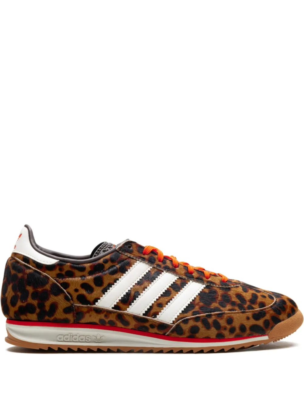 Кроссовки SL 72 OG Leopard Print Adidas, коричневый
