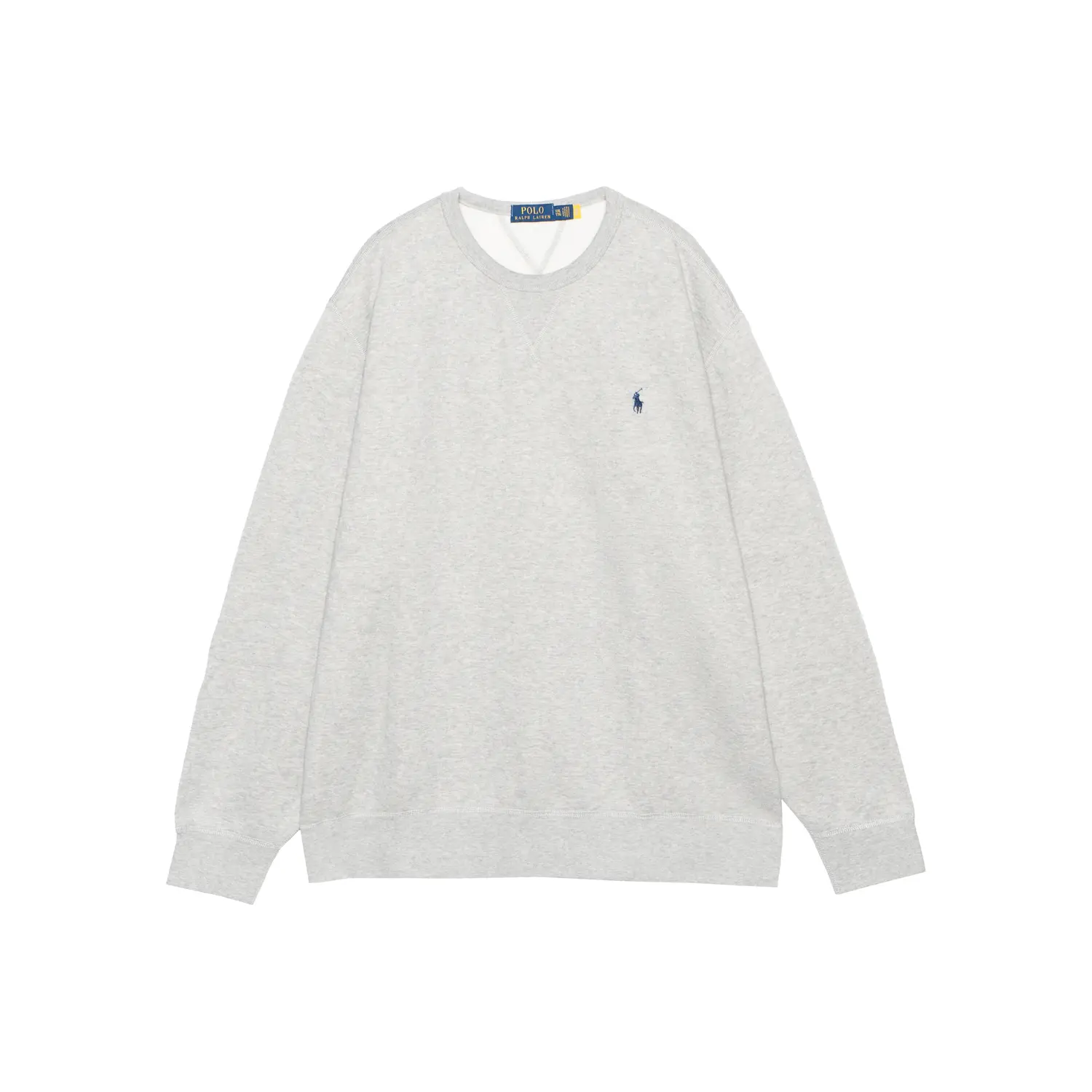 Свитшот с вышивкой пони Polo Ralph Lauren, серый