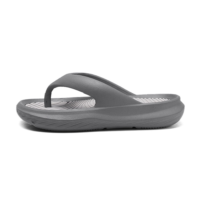 

LEXON Серые мужские шлепанцы с резиновой подошвой, устойчивые к запаху и истиранию, цвет Gray