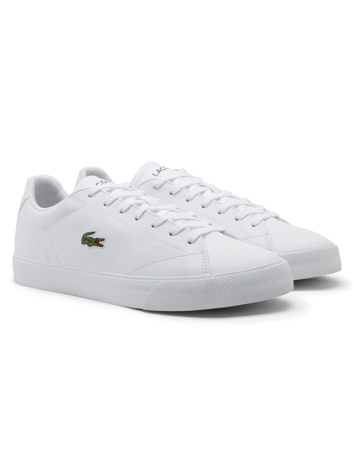 

Кроссовки на шнуровке Lacoste, белый
