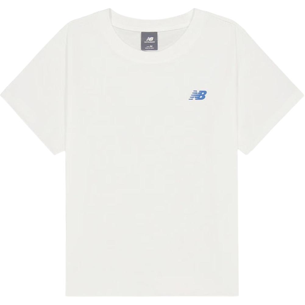 

Обычная футболка женская New Balance, белый