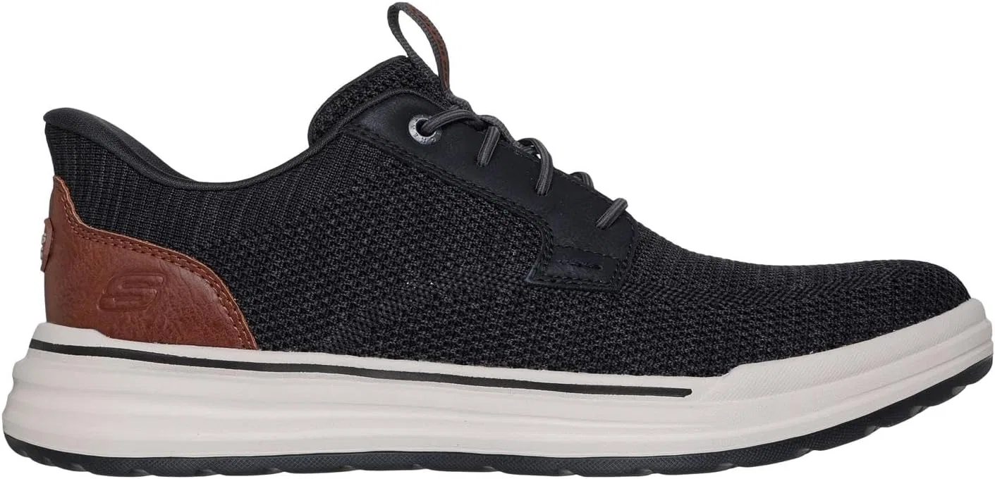 Мужские кроссовки Skechers Sterling Ramone, Black Knitted Mesh — фото 4