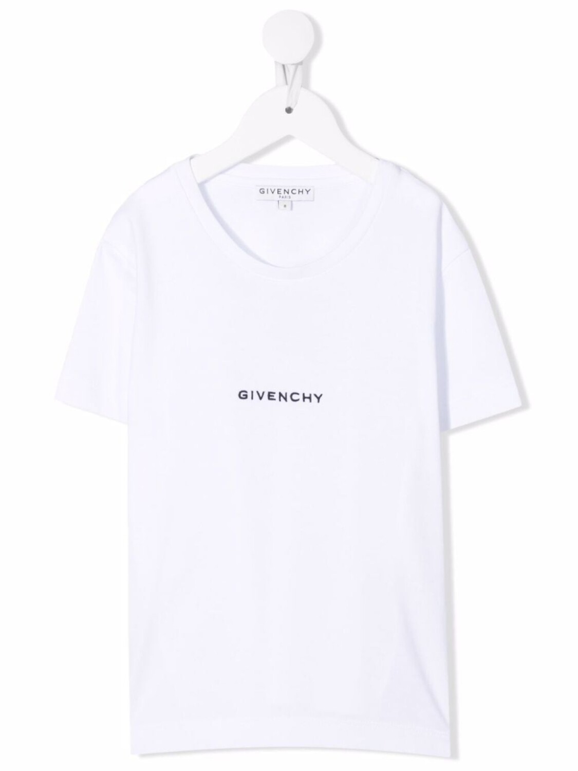 

Givenchy Kids футболка с вышитым логотипом, белый