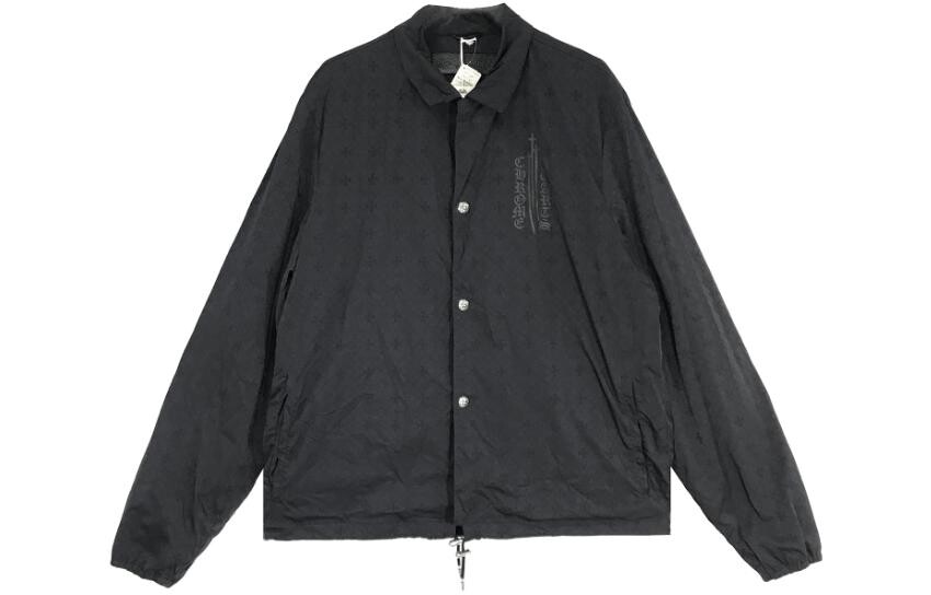 

Куртка унисекс черная Chrome Hearts, черный