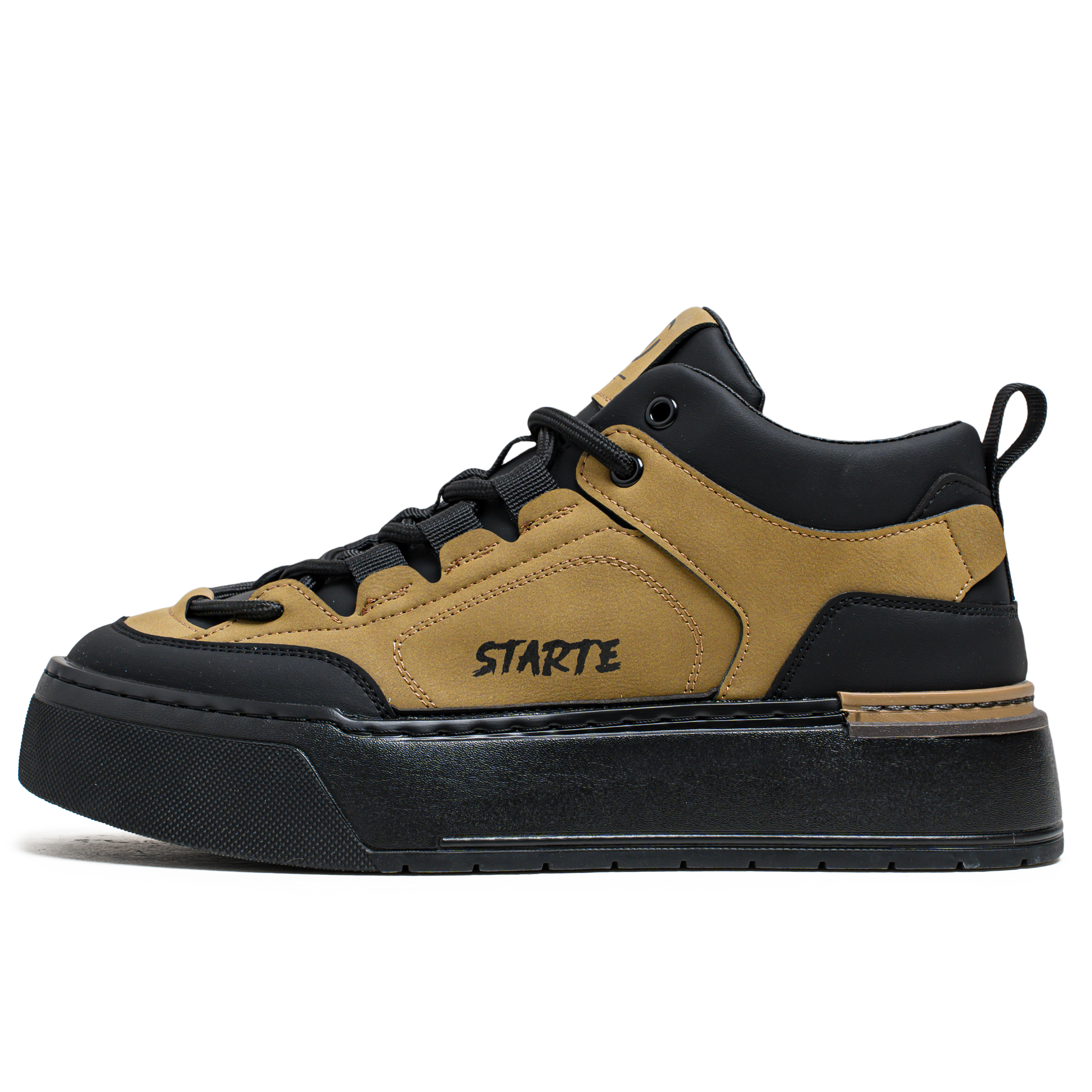 

Низкие, износостойкие, противоскользящие мужские кроссовки Grumpy ram, Black Khaki