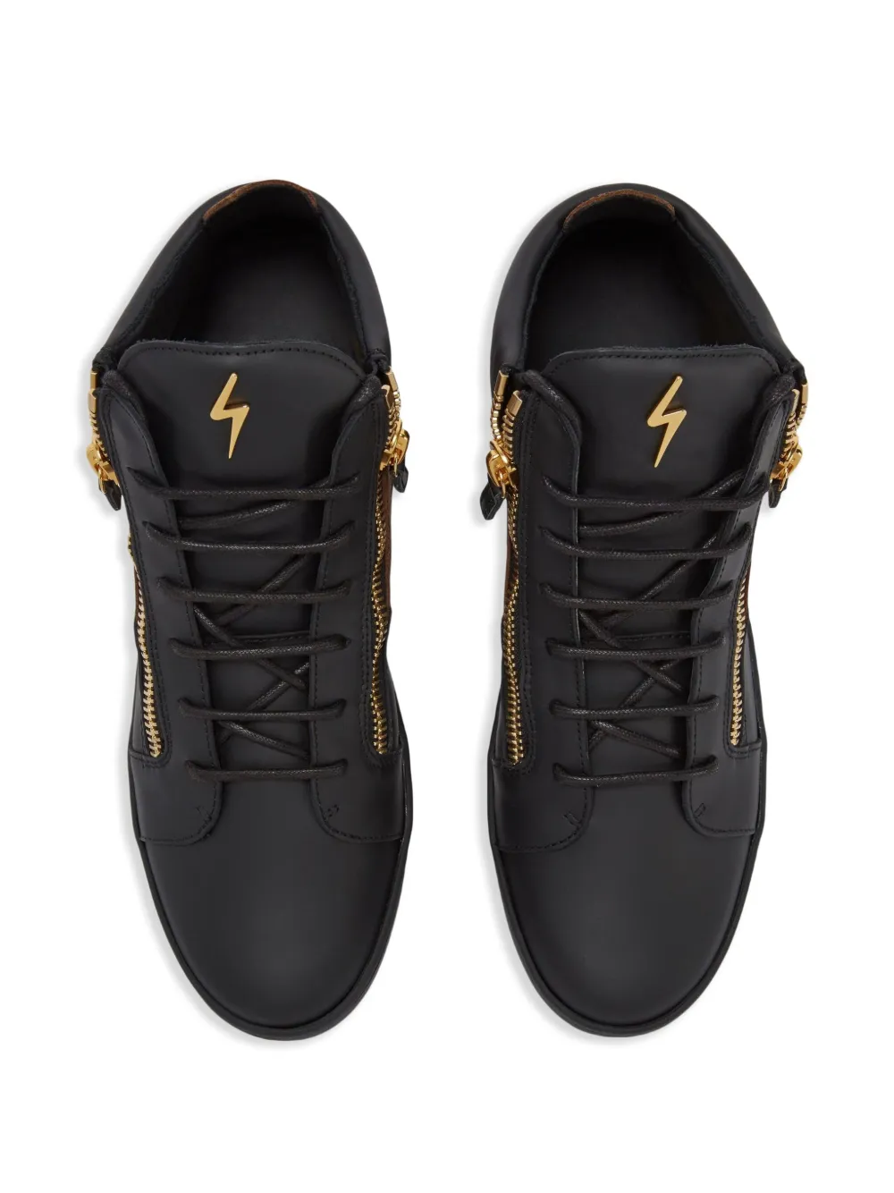 Высокие кеды Kriss с молниями Giuseppe Zanotti, черный — фото 4