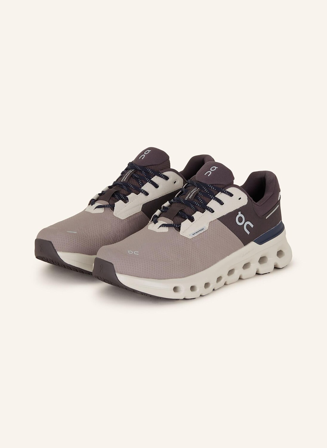 

Кроссовки cloudrunner 2 waterproof On, цвет TAUPE/DUNKELGRAU/DUNKELBLAU