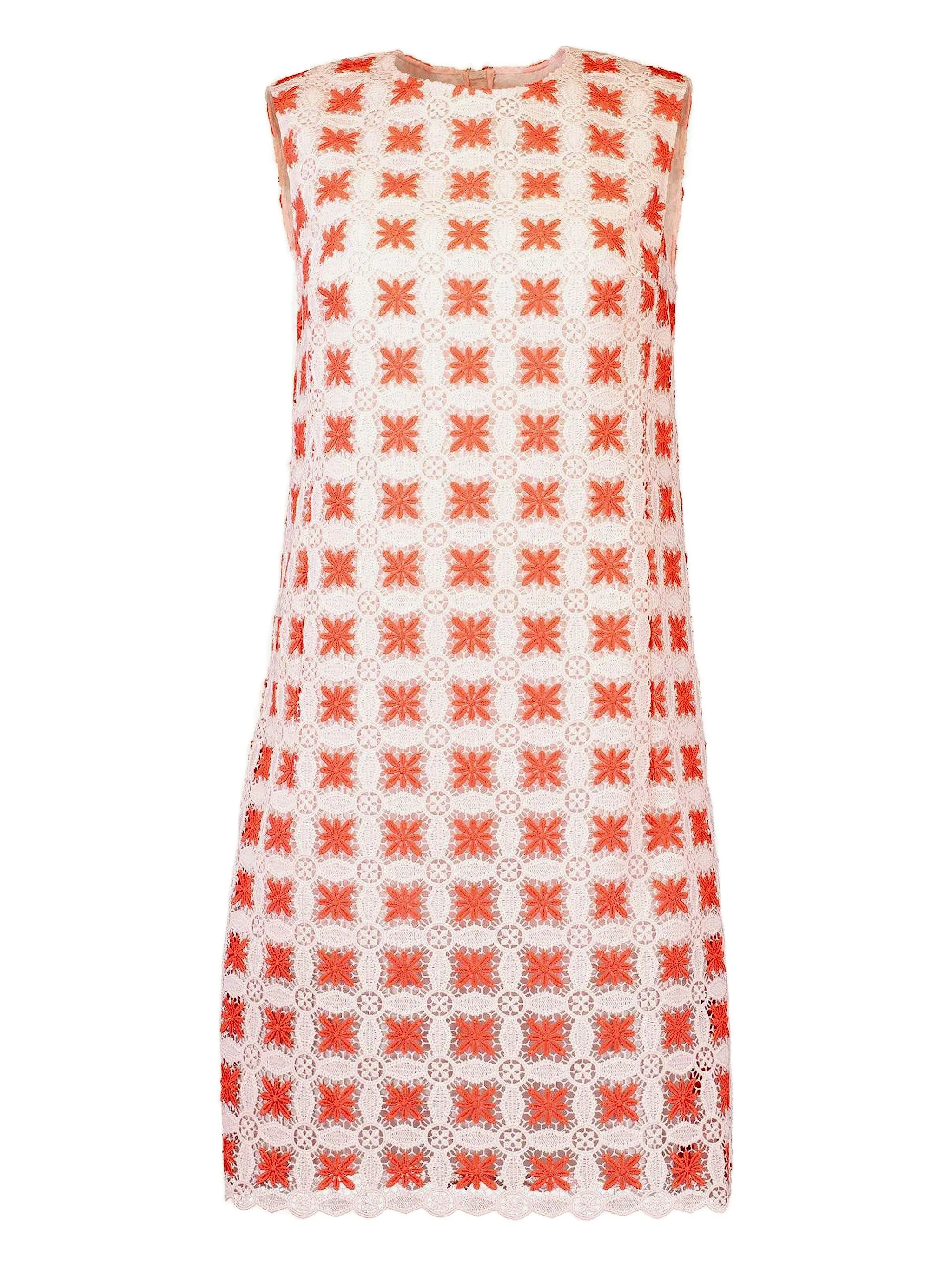 

Платье мини с цветочным кружевом Giambattista Valli, розовый