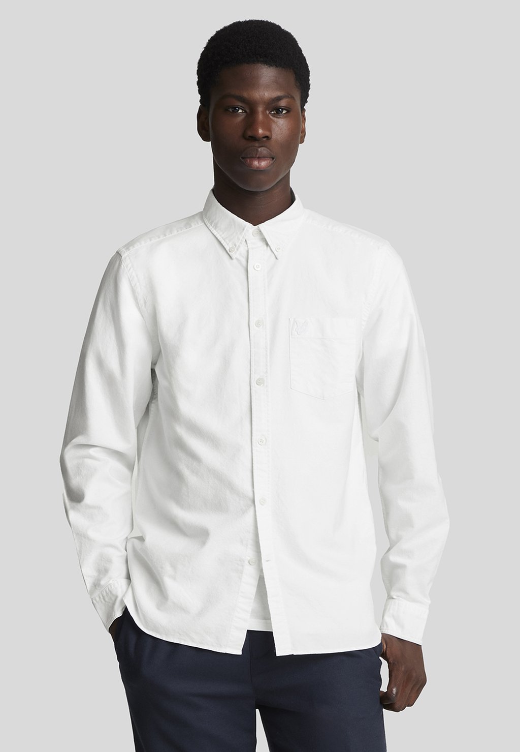 

Рубашка TONAL EAGLE PLAIN OXFORD Lyle & Scott, белый