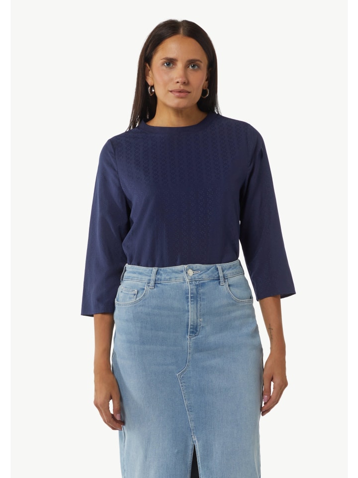 

Блуза comma CI Bluse 3/4 Arm, синий