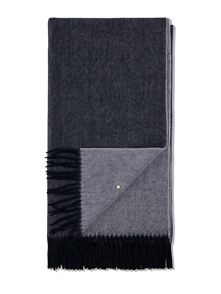 

Hey Marly Шерстяной шарф "Классика" в черно-сером цвете - (Д)250 x (Ш)65 см