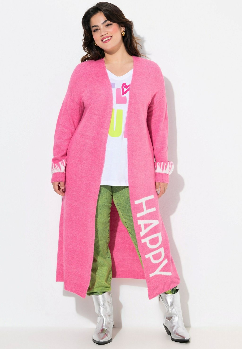 

Кардиган STRAIGHT FIT HAPPY-STATEMENTS Angel of Style, розовый