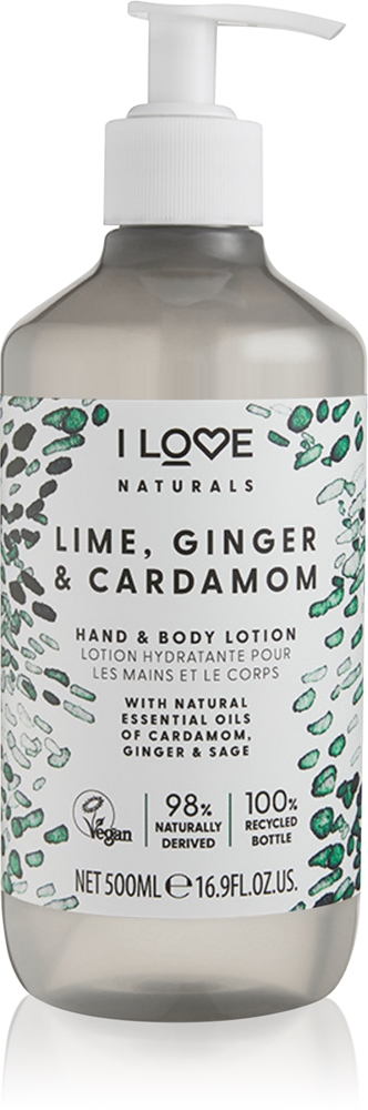 

Лосьон для тела Naturals с лаймом, имбирем и кардамоном I Love, 500 мл