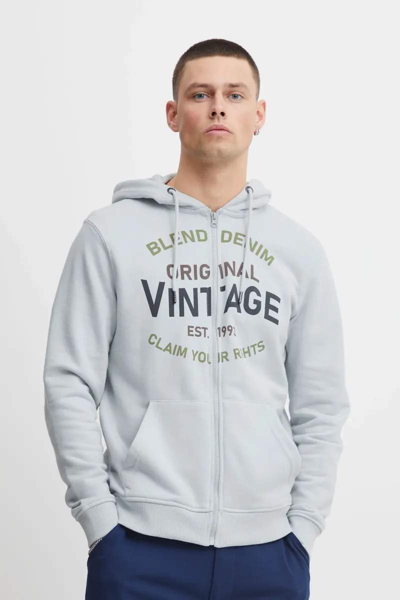 

Толстовка с капюшоном из смесового материала "BLEND BHSweatshirt", синий