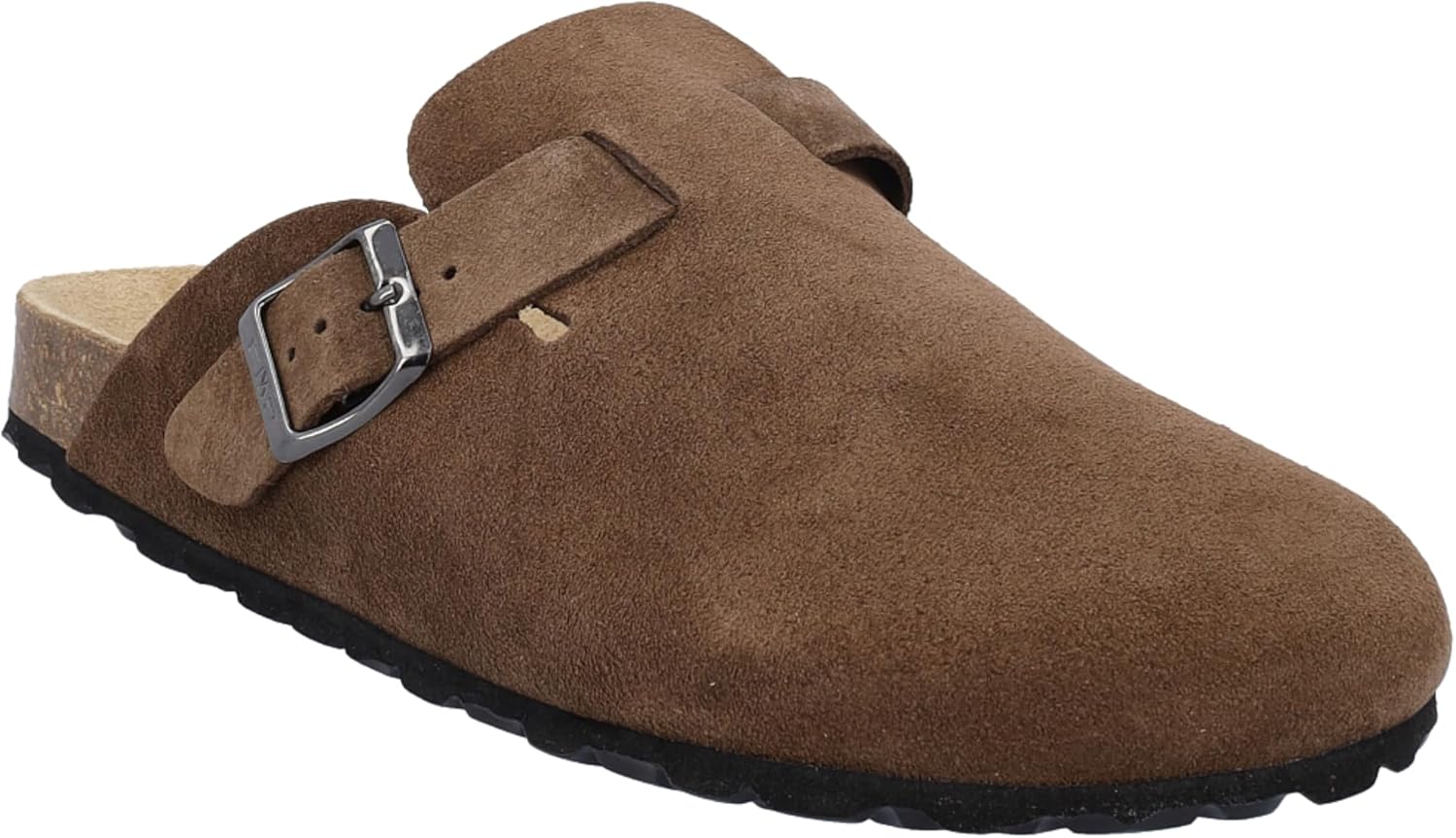 

Мужские замшевые тапочки CMP NAVARRO - премиальные домашние/слипоны в итальянском стиле - анатомическая пробковая стелька, поддержка свода стопы и подошва из EVA - произведено в Европе, Terra