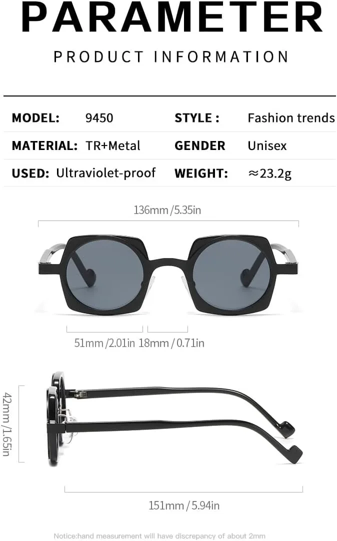 

Минималистичные квадратные солнцезащитные очки, цветовая палитра из кислотных и нейтральных оттенков, уникальный аксессуар в стиле инди для мужчин и женщин GDKPJDT, 4