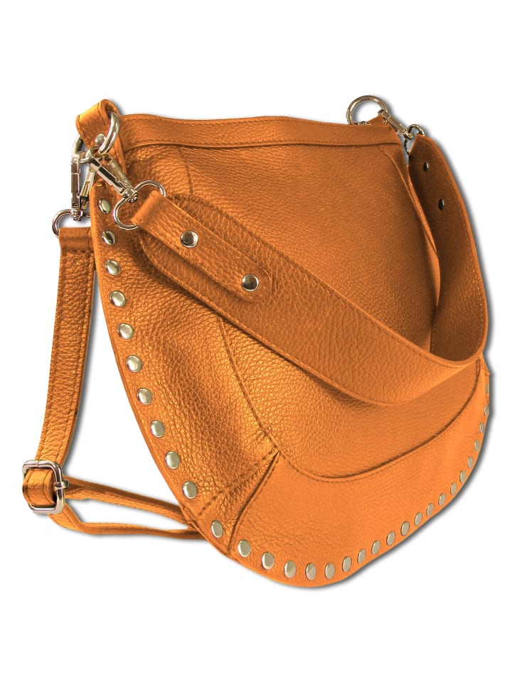 

Наплечная сумка Toscanto Schultertasche, Umhängetasche Leder tan, braun ca. 36cm