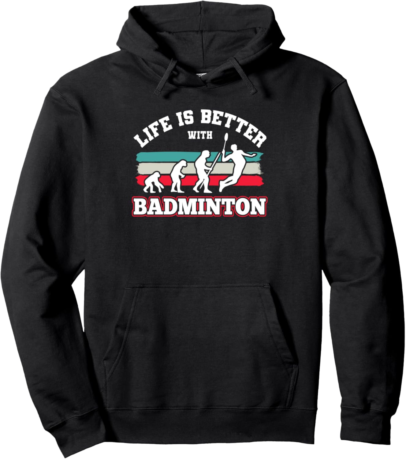

Толстовка с изображением воланов для бадминтона Badminton Equipment Gifts Party Clothes Women, черный