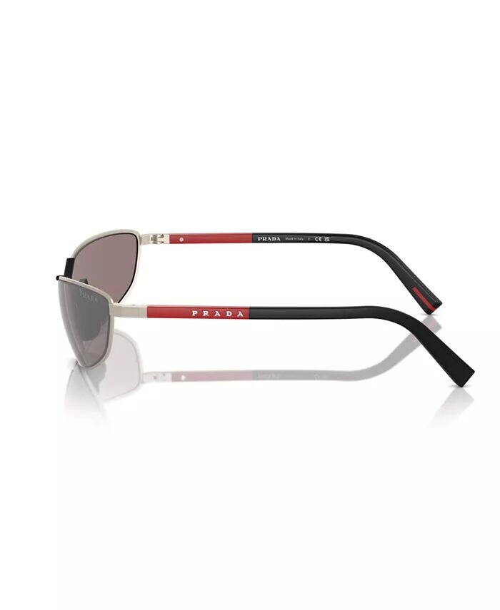 Мужские солнцезащитные очки, PS 55ZS PRADA LINEA ROSSA, коричневый — фото 3