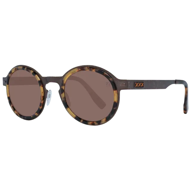 

Солнцезащитные очки zc0006 49 38м титановые Zegna Couture, коричневый