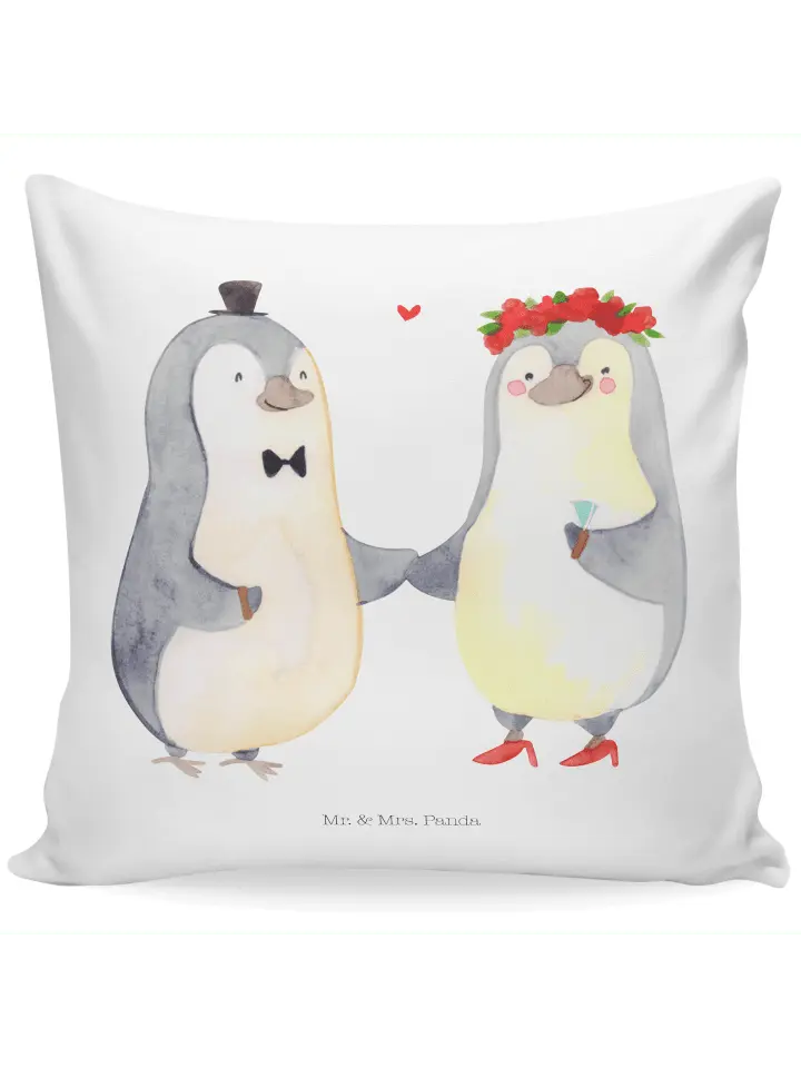 

Подушка Mr. & Mrs. Panda, белый