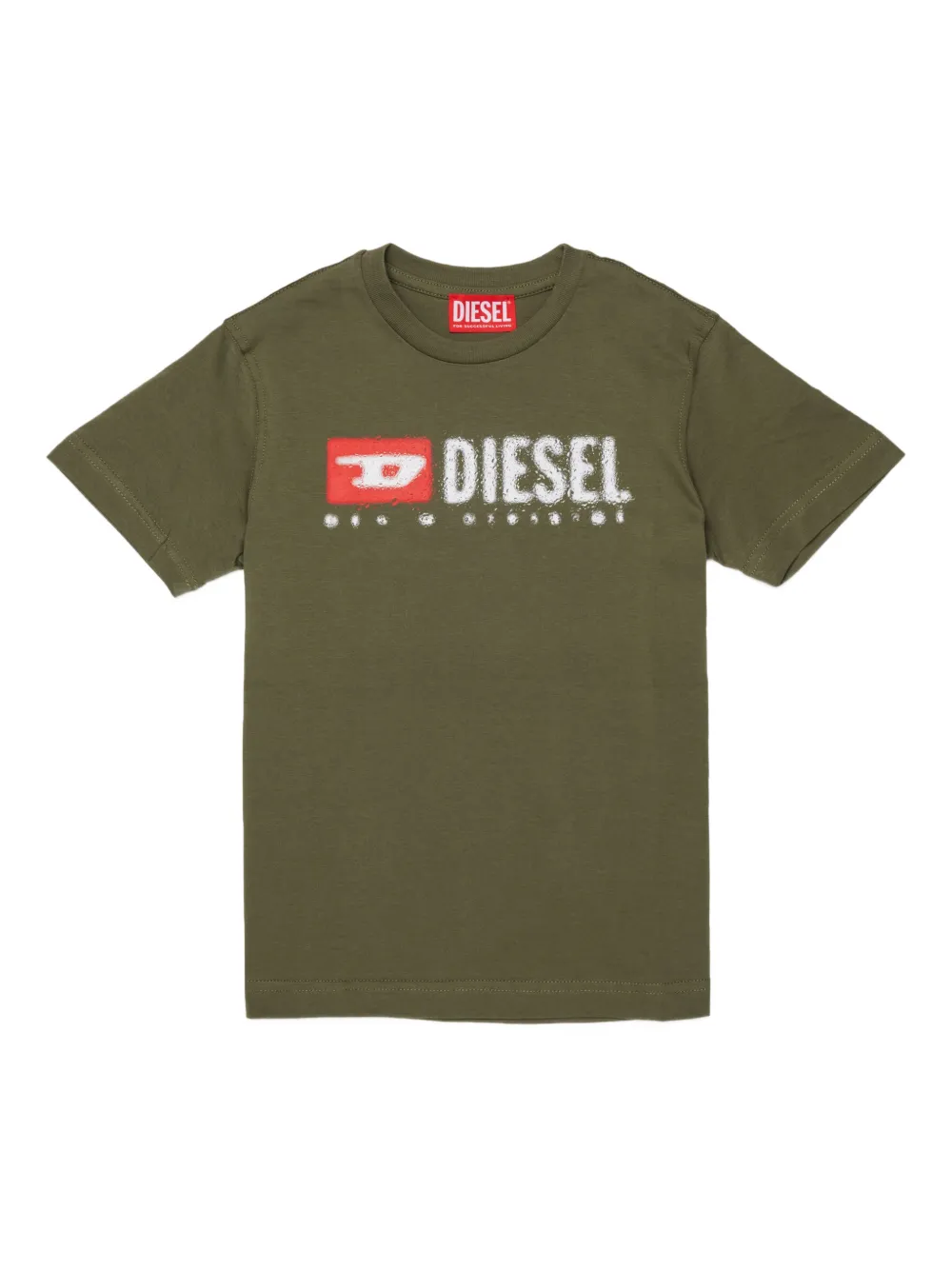

Футболка с логотипом Diesel Kids, зеленый