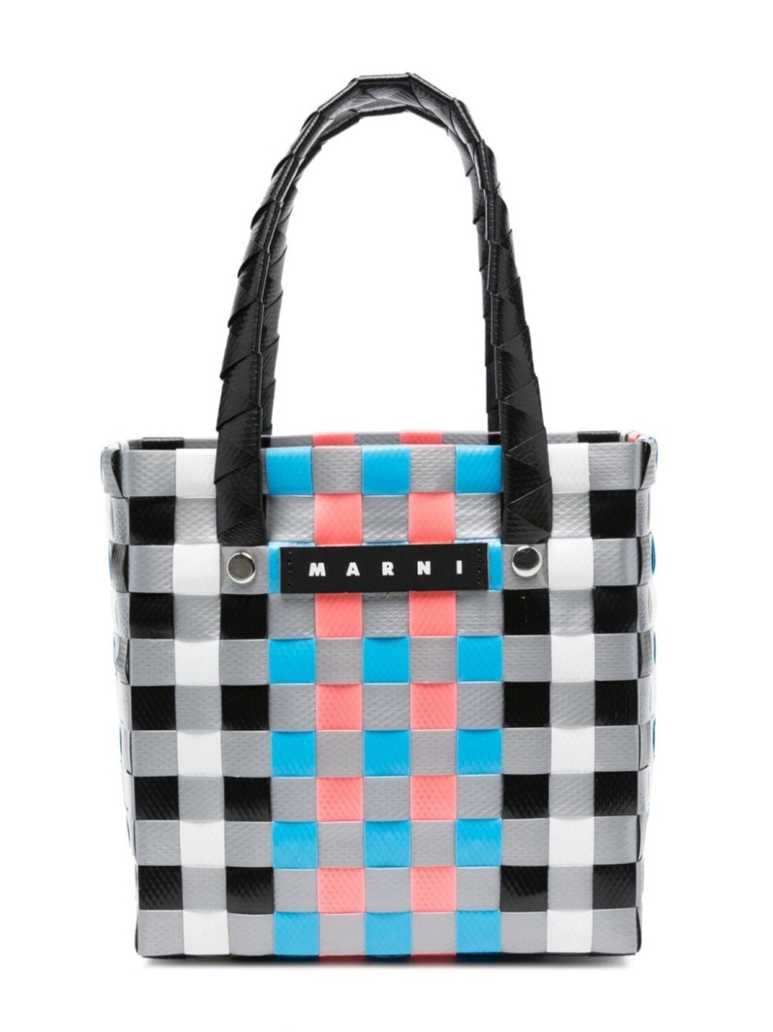

Marni плетеная мини-сумка Basket, розовый