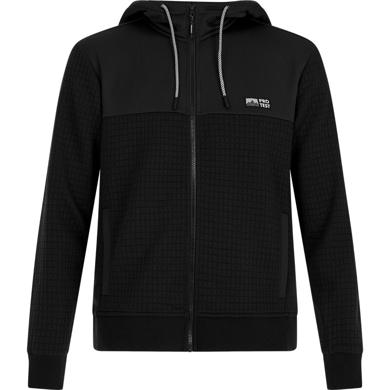 

Толстовка с капюшоном prtbopton outdoor fullziphoody Protest, черный