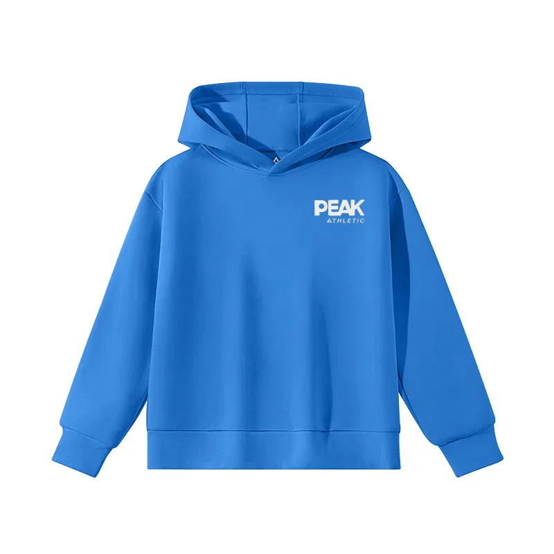 Детский свитшот с капюшоном PEAK Black/PK Textured White Text K — фото 3