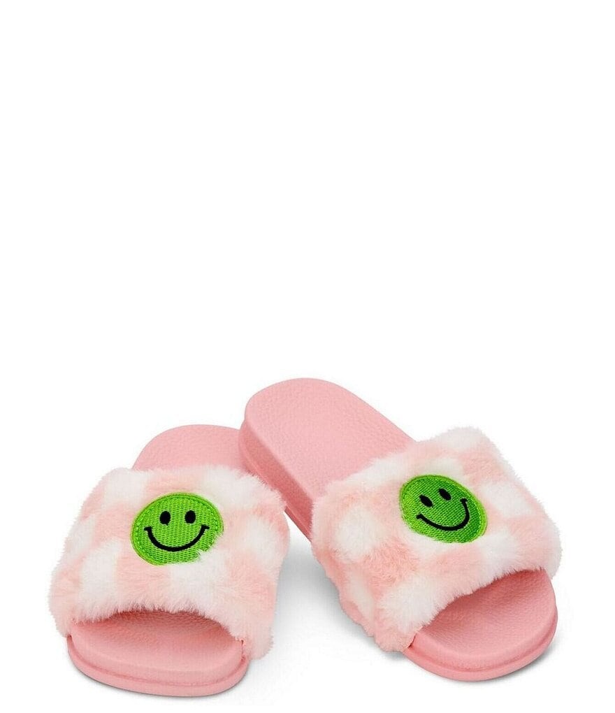 

Шлепанцы в клетку Iscream для девочек Smile (Молодежные), мультиколор