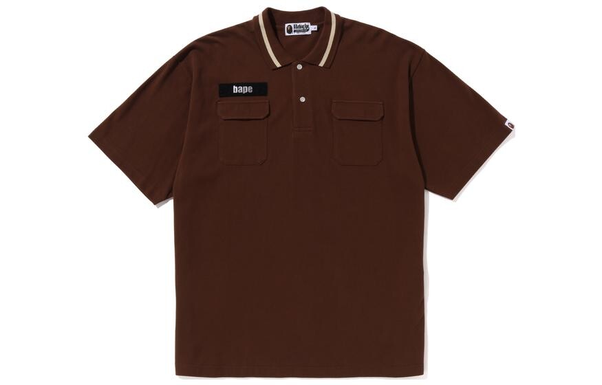 

Рубашка поло мужская A Bathing Ape, цвет Coffee