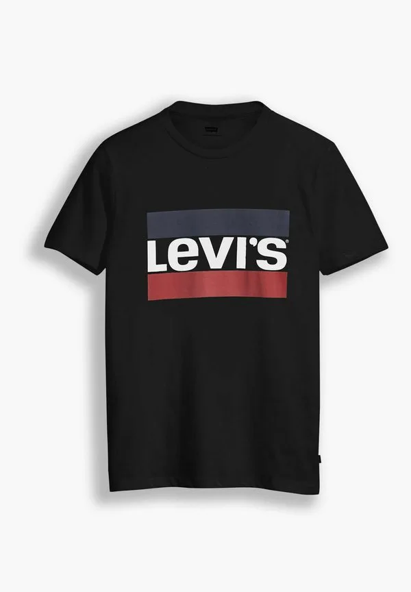 Футболка с графическим принтом в спортивном стиле Levi'S, Black — фото 3