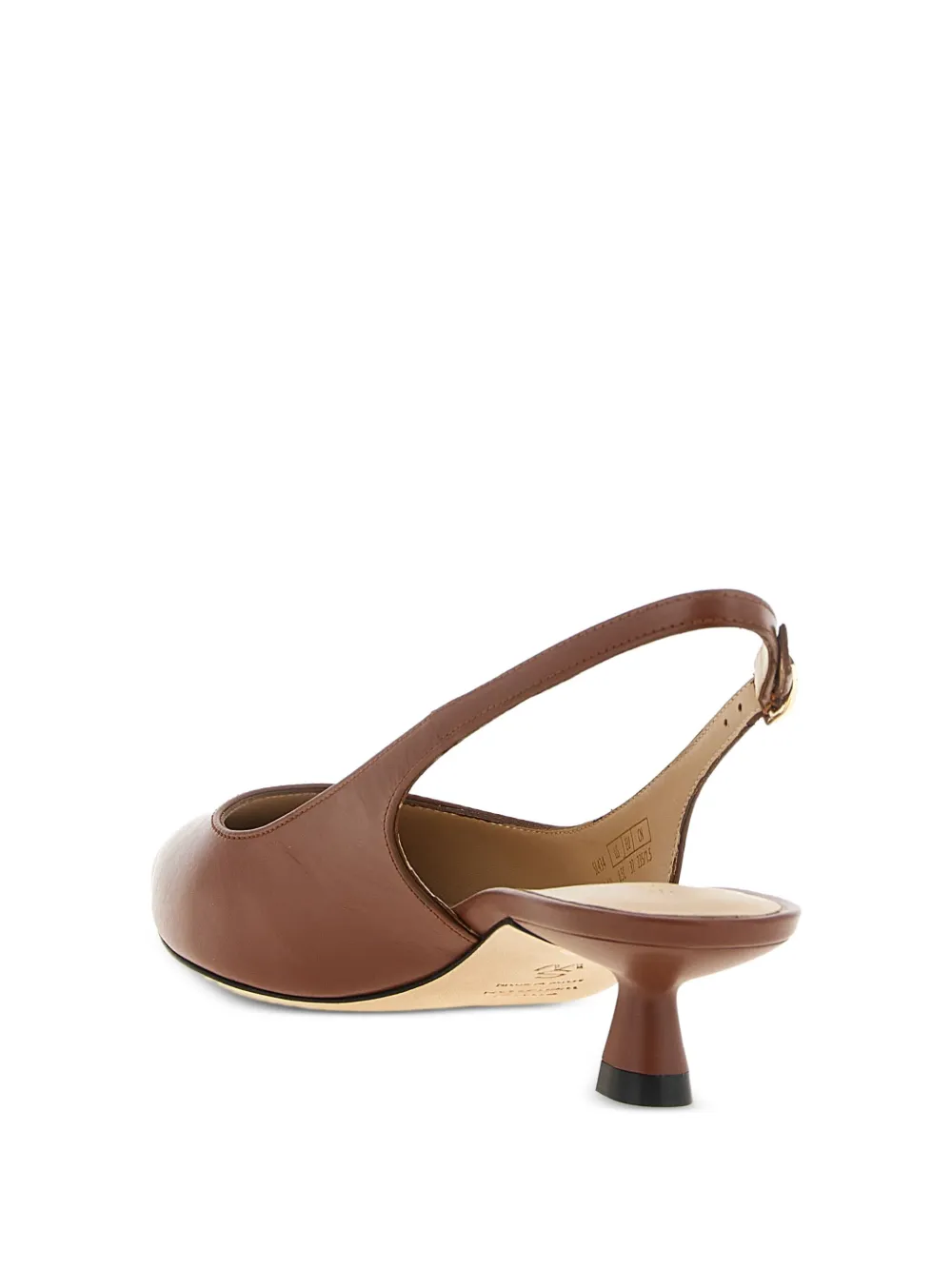 Туфли Sculpt 35 с ремешком на пятке Stuart Weitzman, коричневый — фото 3