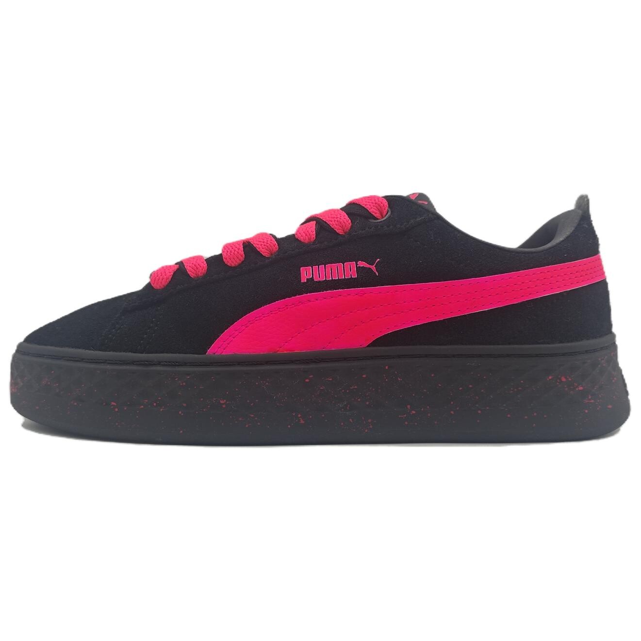 

Кроссовки Puma Smash Platform Skateboarding Shoes Women's Low-top Black/Red, черный