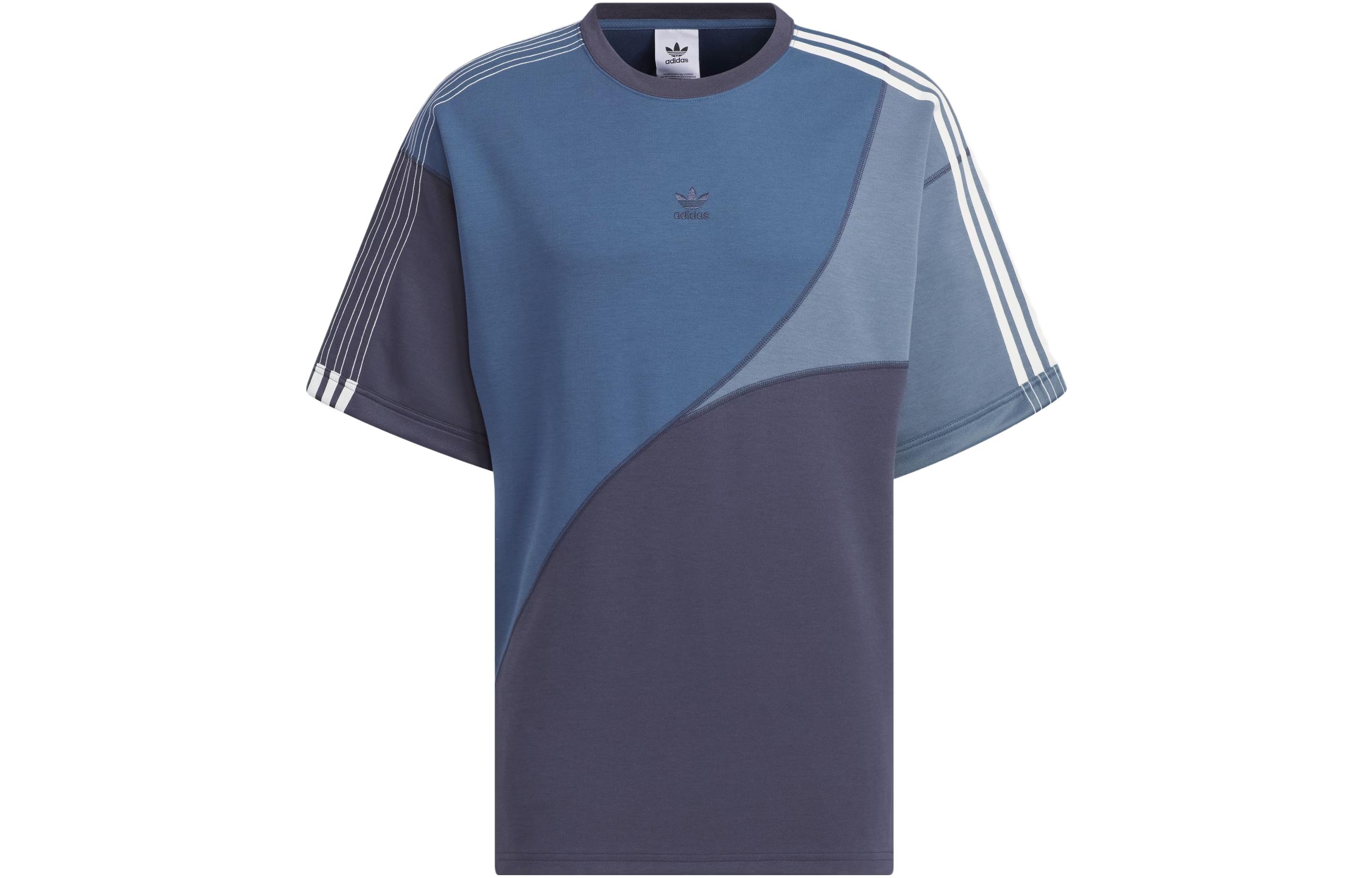 Adidas Originals Футболка унисекс темно-синяя — фото 3
