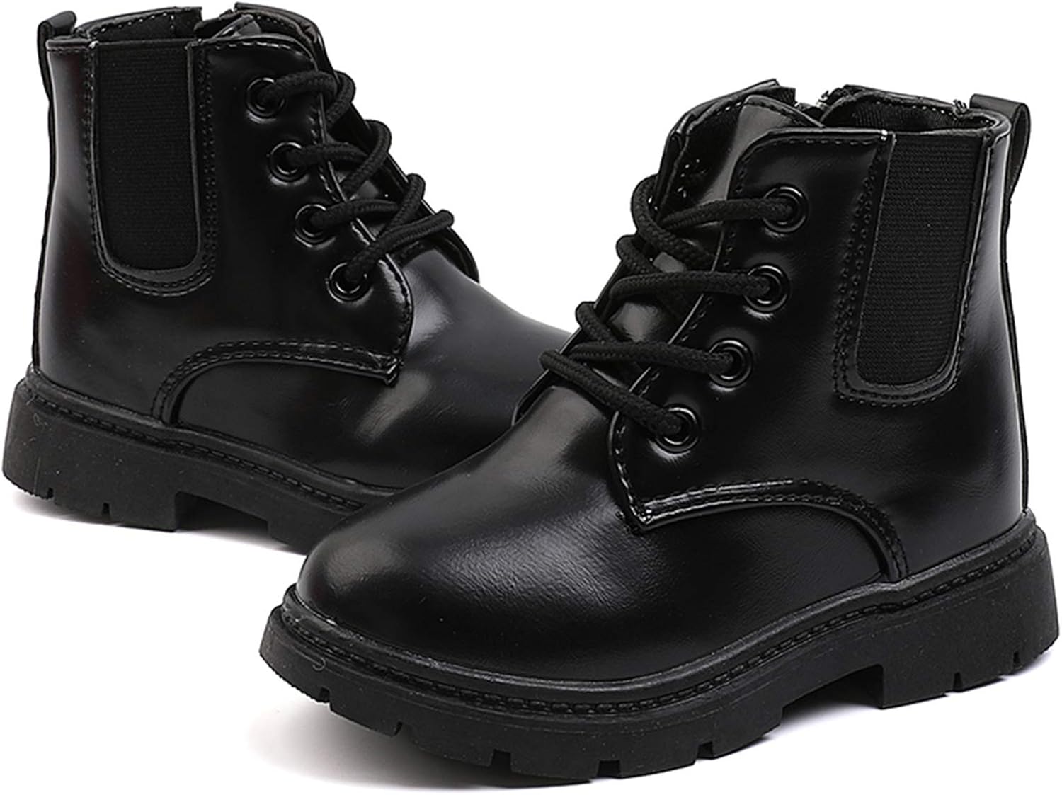 

Детские ботинки на молнии Komfyea для мальчиков и девочек (для малышей и детей младшего возраста), черный